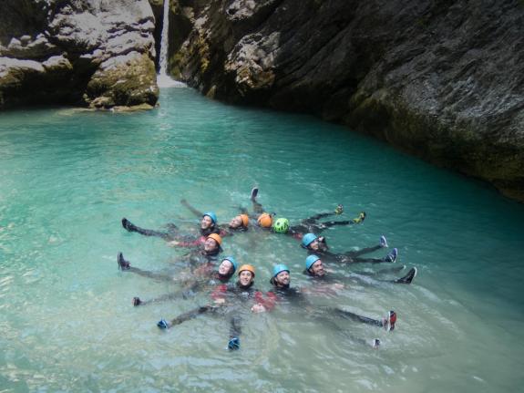 canyoning spanje