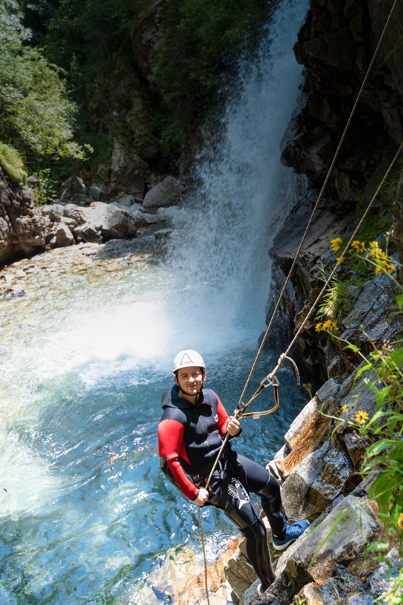 canyoning spanje